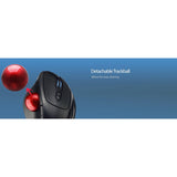 Adesso iMouse T30 Wireless Programmable Ergonomic Trackball Mouse