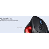 Adesso iMouse T30 Wireless Programmable Ergonomic Trackball Mouse