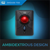 Adesso iMouse T50 Wireless Programmable Ergonomic Trackball Mouse