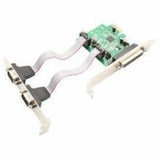 SYBA Multimedia 2 Port DB9 Serial and 1 Port DB25 Parallel Printer PCI-Express 2.0 x1 Combo Card - SI-PEX50103