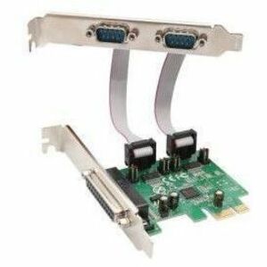 SYBA Multimedia 2 Port DB9 Serial and 1 Port DB25 Parallel Printer PCI-Express 2.0 x1 Combo Card - SI-PEX50103