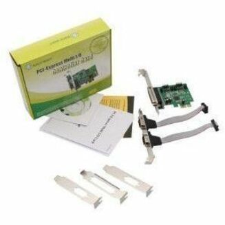 SYBA Multimedia 2 Port DB9 Serial and 1 Port DB25 Parallel Printer PCI-Express 2.0 x1 Combo Card - SI-PEX50103