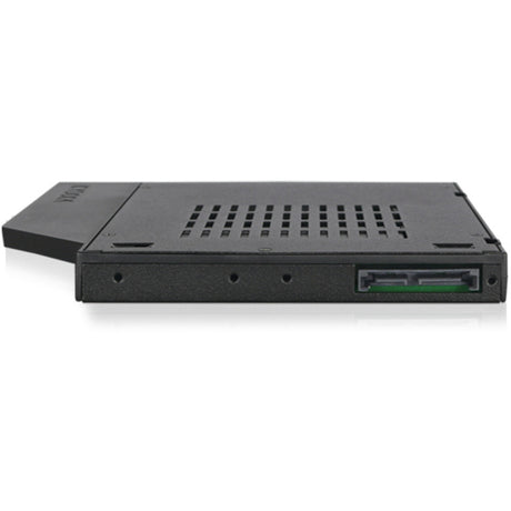 Icy Dock ToughArmor MB411SPO-1B Drive Bay Adapter for 5.25" - Serial ATA/600 Host Interface Internal - Black