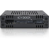 Icy Dock ExpressCage MB742SP-B Drive Enclosure for 3.5" - Serial ATA/600 Host Interface Internal - Black