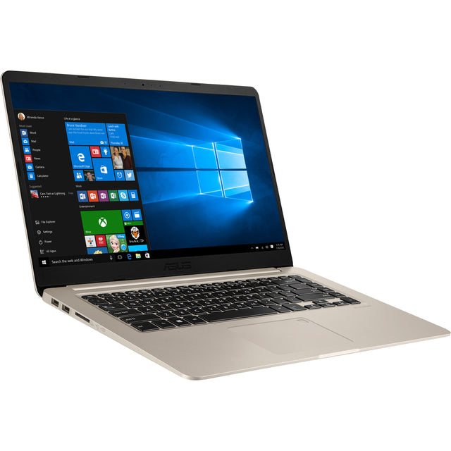 Asus VivoBook S15 S510 S510UN-DB55 15.6" Notebook - Intel Core i5 8th Gen i5-8250U - 4 GB - 1 TB HDD - Gold