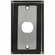 Eaton Tripp Lite Series 1-Port Single Gang Faceplate, Stainless Steel, Industrial Grade, IP44, TAA