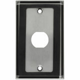 Eaton Tripp Lite Series 1-Port Single Gang Faceplate, Stainless Steel, Industrial Grade, IP44, TAA