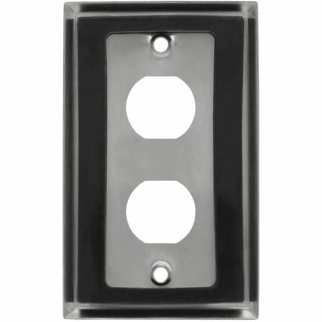 Eaton Tripp Lite Series 2-Port Single Gang Faceplate, Stainless Steel, Industrial Grade, IP44, TAA