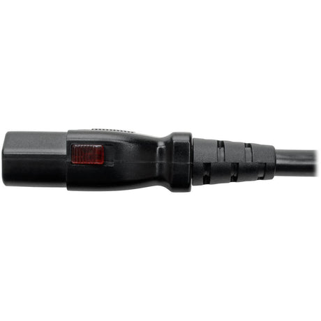 Eaton Tripp Lite Series Hospital-Grade Power Cord, NEMA 5-15P to Locking IEC C13 - Green Dot, 10A, 125V, 18 AWG, 10 ft. (3.05 m), Black