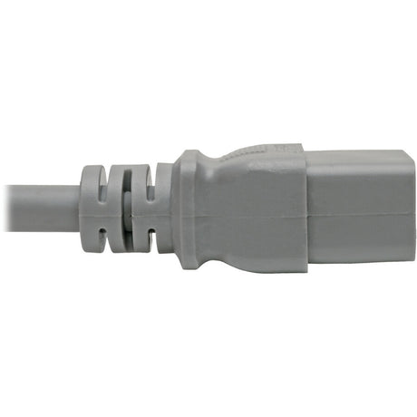 Eaton Tripp Lite Series Hospital-Grade Power Cord, NEMA 6-15P to C19 - Heavy-Duty, Green Dot, 15A, 250V, 14 AWG, 6 ft. (1.83 m), Gray