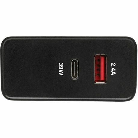Eaton Tripp Lite Series Dual-Port USB Wall Charger with PD Charging - USB-C (39W) & USB-A (5V 2.4A/12W)