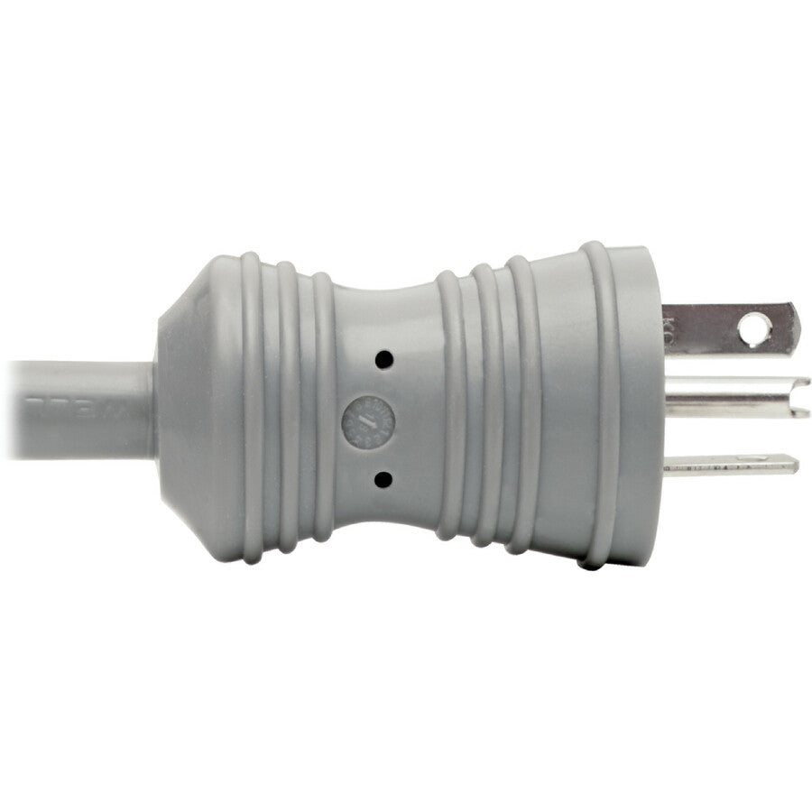 Eaton Tripp Lite Series Hospital-Grade Power Cord, NEMA 5-20P to C19 - Heavy-Duty, Green Dot, 20A, 125V, 12 AWG, 6 ft. (1.83 m), Gray