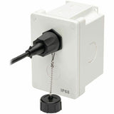 Eaton Tripp Lite Series Waterproof Electrical Junction Box - Surface Mount, Industrial, Single Gang, IP68, TAA, 2 Cutouts