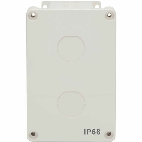 Eaton Tripp Lite Series Waterproof Electrical Junction Box - Surface Mount, Industrial, Single Gang, IP68, TAA, 2 Cutouts