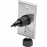 Eaton Tripp Lite Series Keystone Jack Cat6/Cat5e, RJ45, Shielded, Dust Cap, Industrial - 110 Punch Down, IP68, TAA