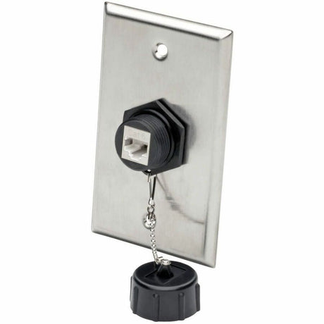 Eaton Tripp Lite Series Keystone Jack Cat6/Cat5e, RJ45, Shielded, Dust Cap, Industrial - 110 Punch Down, IP68, TAA