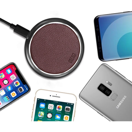 BROWN SMARTPHONE CHARGER PAD