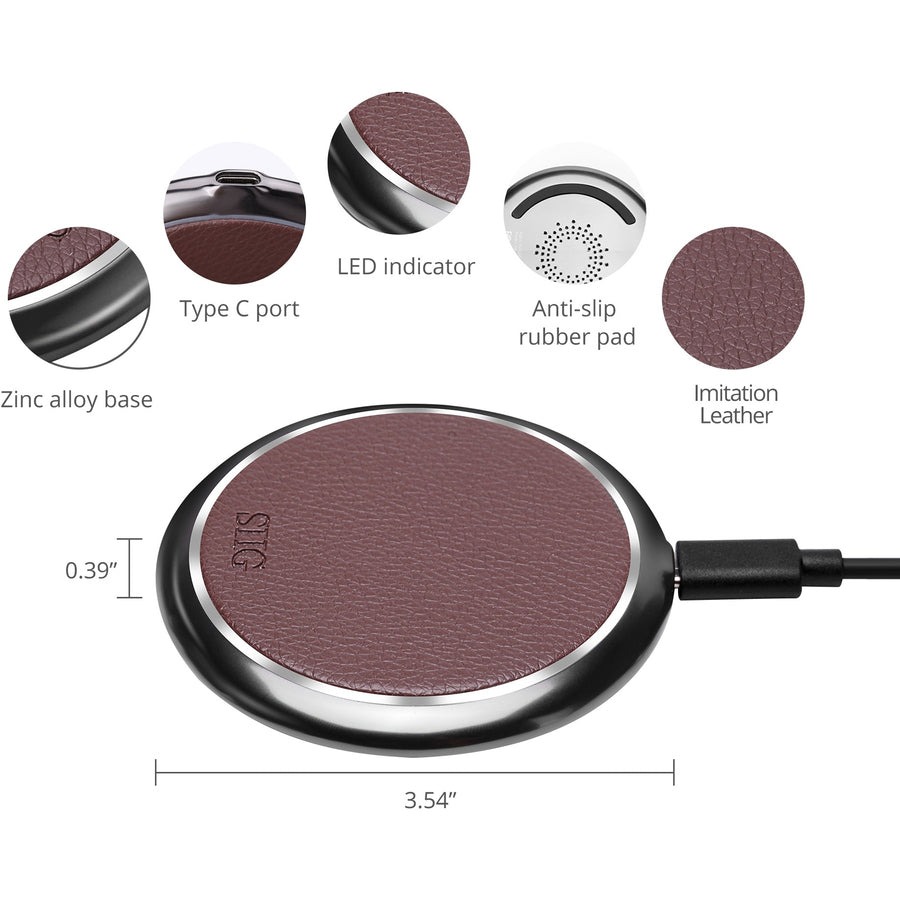 BROWN SMARTPHONE CHARGER PAD