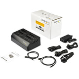 StarTech.com 4-Bay USB 3.1 to SATA Hard Drive Docking Station, 2.5/3.5" SATA III (6Gbps) SSD/HDD Dock, 10Gbps Top Loading Drive Bay