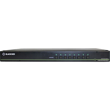 Black Box NIAP 3.0 Secure 8-Port Dual-Head DVI-I KVM Switch, CAC