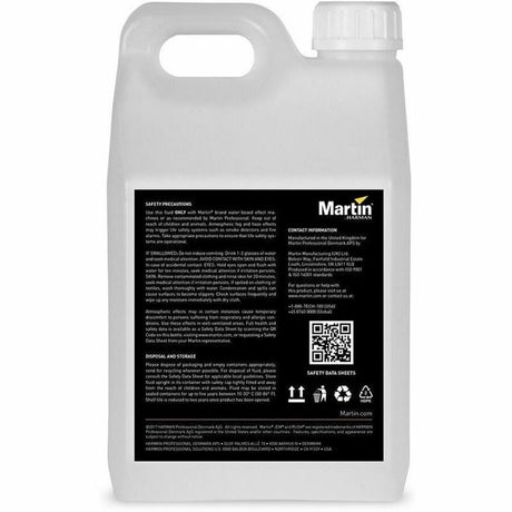 Martin JEM Pro-Fog Fluid, Quick Dissipating