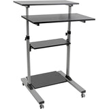 Eaton Tripp Lite Series Rolling Desk TV/Monitor Cart - Height Adjustable