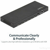 StarTech.com 4 Port HDMI Splitter - 4K 60Hz - 1x4 Way HDMI 2.0 Splitter - HDR - ST124HD202