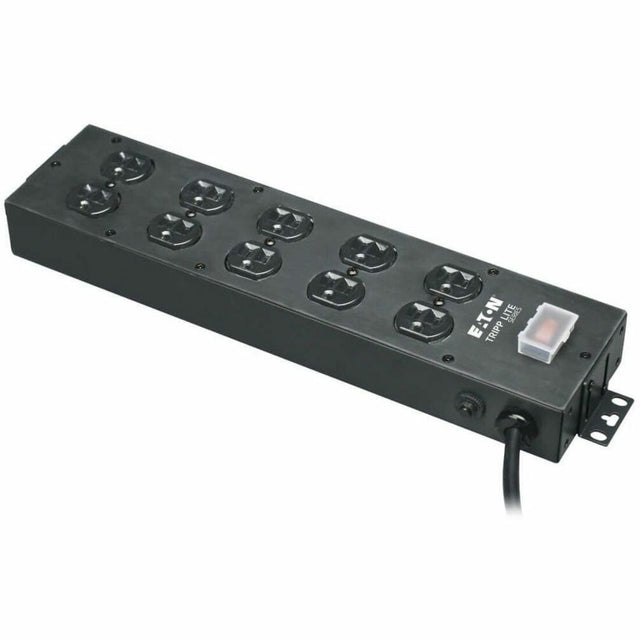 Eaton Tripp Lite Series Industrial Power Strip, 10-Outlet, 15 ft. (4.6 m) Cord, Large Plug Spacing