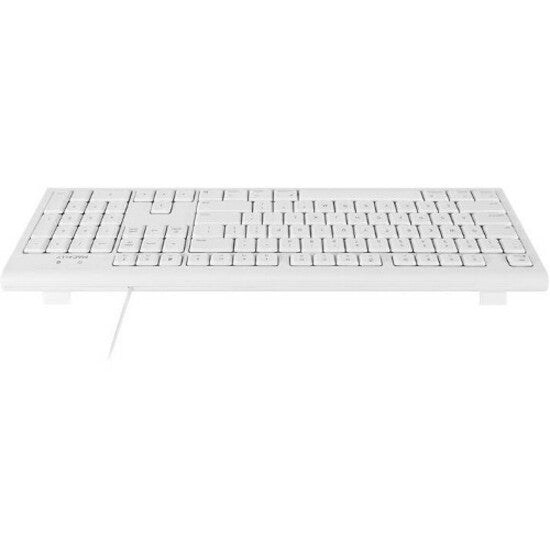 Macally White 104 Key Full Size USB Keyboard for Mac