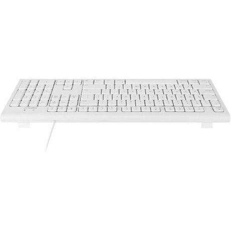Macally White 104 Key Full Size USB Keyboard for Mac