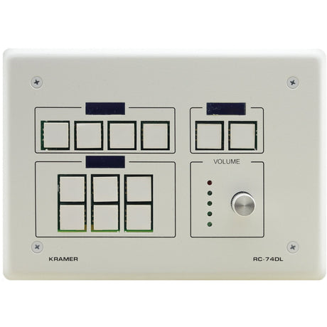 Kramer 12-button Ethernet and KNET Control Keypad with Knob and Displays (US)