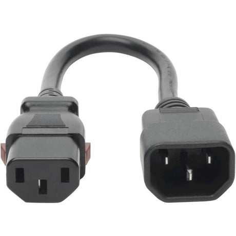 Eaton Tripp Lite Series Power Extension Cord, Locking C13 to C14 PDU Style - 10A, 250V, 18 AWG, 1 ft. (0.31 m)