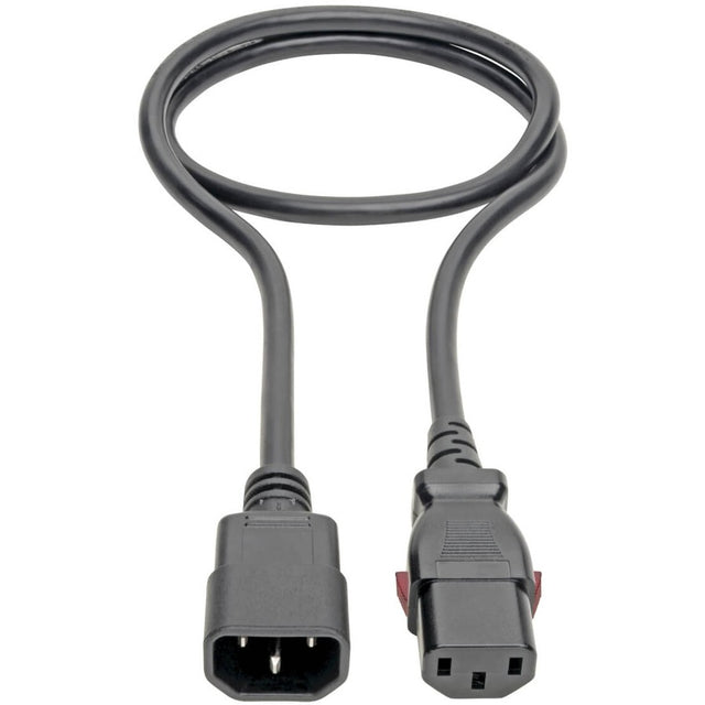 Eaton Tripp Lite Series Power Extension Cord, Locking C13 to C14 PDU Style - 10A, 250V, 18 AWG, 3 ft. (0.91 m)