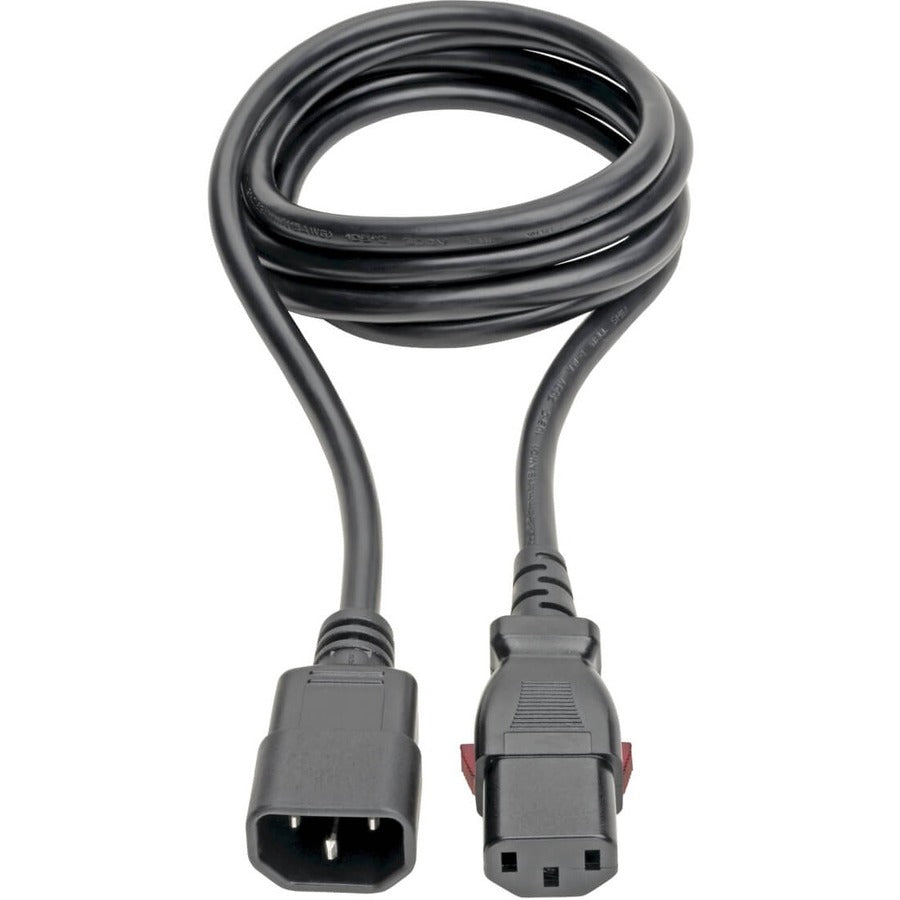 Eaton Tripp Lite Series Power Extension Cord, Locking C13 to C14 PDU Style - 10A, 250V, 18 AWG, 6 ft. (1.83 m)
