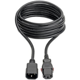 Eaton Tripp Lite Series Power Extension Cord, Locking C13 to C14 PDU Style - 10A, 250V, 18 AWG, 10 ft. (3.05 m)