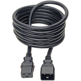 Eaton Tripp Lite Series Power Extension Cord, Locking C19 to C20 - Heavy-Duty, 20A, 100-250V, 12 AWG, 10 ft. (3.05 m), Black