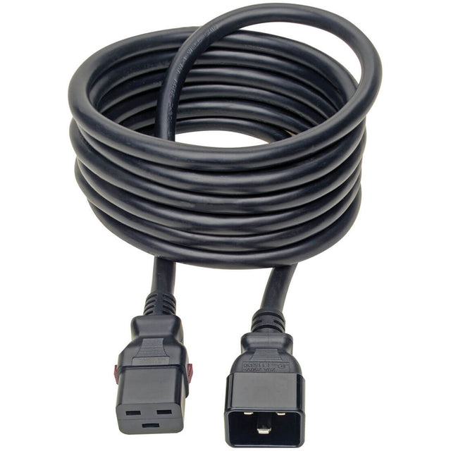 Eaton Tripp Lite Series Power Extension Cord, Locking C19 to C20 - Heavy-Duty, 20A, 100-250V, 12 AWG, 10 ft. (3.05 m), Black