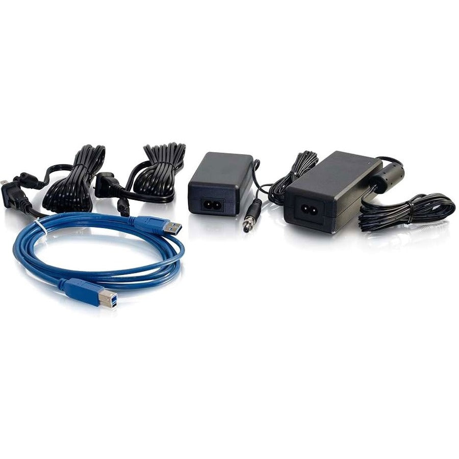 C2G 4-Port USB Extender - USB 3.1 Over Cat6a Transceiver to Receiver kit