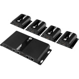 SIIG 4 Port HDMI Splitter over Cat6 Extender with IR - 40m