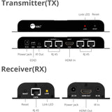 SIIG 4 Port HDMI Splitter over Cat6 Extender with IR - 40m