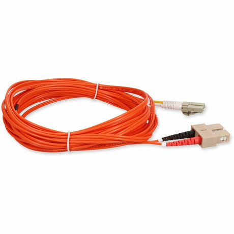 AddOn 3m LC (Male) to SC (Male) TAA Compliant Orange OM1 Duplex Fiber OFNR (Riser-Rated) Patch Cable