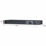 20A/100-240V 1U SWITCHED PDU