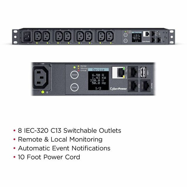 20A/100-240V 1U SWITCHED PDU