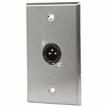 Monoprice 1-port 3-pin XLR Male Zinc Alloy Wall Plate