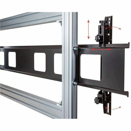 Monoprice Commercial Series 2x2 Video Wall Mount Bracket System Rolling Display Cart