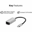 Monoprice Consul Series USB-C Gigabit Ethernet Adapter