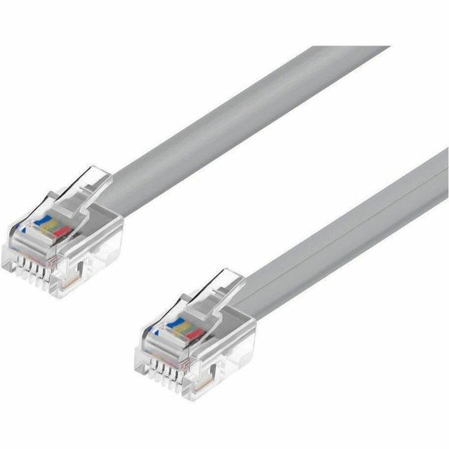 Monoprice Phone Cable, RJ12 (6P6C), Reverse for Voice - 7ft