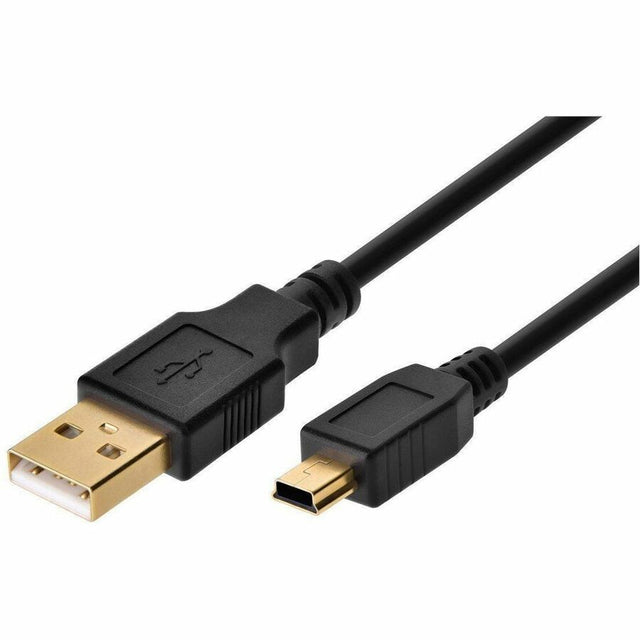 Monoprice USB-A to Mini-B Cable - 5-Pin, 28/28AWG, Black, 10ft