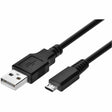 Monoprice USB-A to Micro USB-B 2.0 Cable - 5-Pin 28/28AWG Black 10ft
