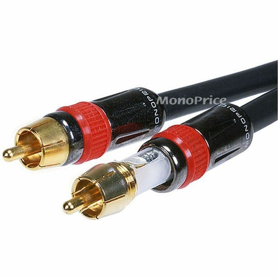 Monoprice 6in RCA Female to 2x RCA Male Digital Coaxial Splitter Adapter